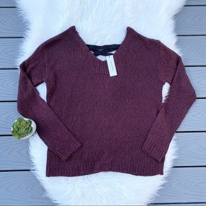 Francescas Cross Back Sweater